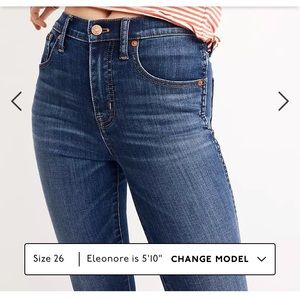 Madewell 10 inch high waist skinny Jean, good used condition